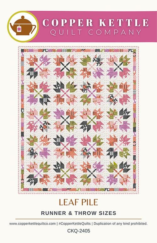 Leaf Pile Quilt Pattern by Sumbera - Sarah - Printed Quilt Pattern