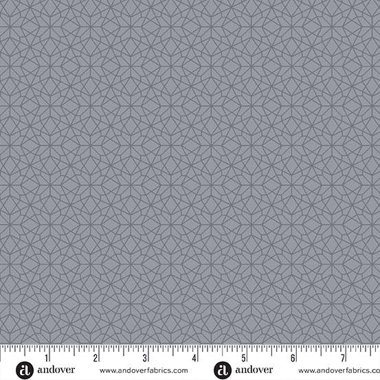 Conway Cottage Grey Atellier by Karen Lewis Textiles for Andover Fabrics - A-1420-C