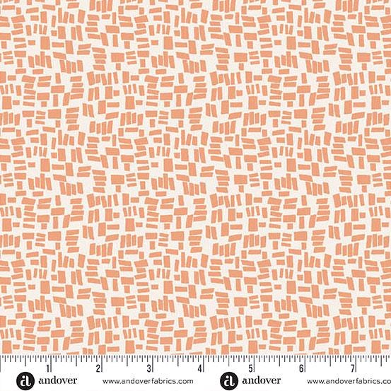Conway Cottage Peach Cobblestone by Karen Lewis Textiles for Andover Fabrics - A-1421-O