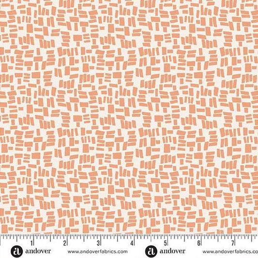 Conway Cottage Peach Cobblestone by Karen Lewis Textiles for Andover Fabrics - A-1421-O