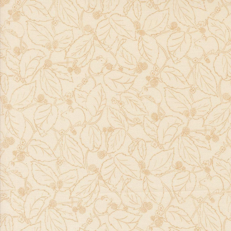 Rainier Blackberry Bramble Blenders Leaves Eggshell by Jessica Rose for Moda Fabrics - 38145 11