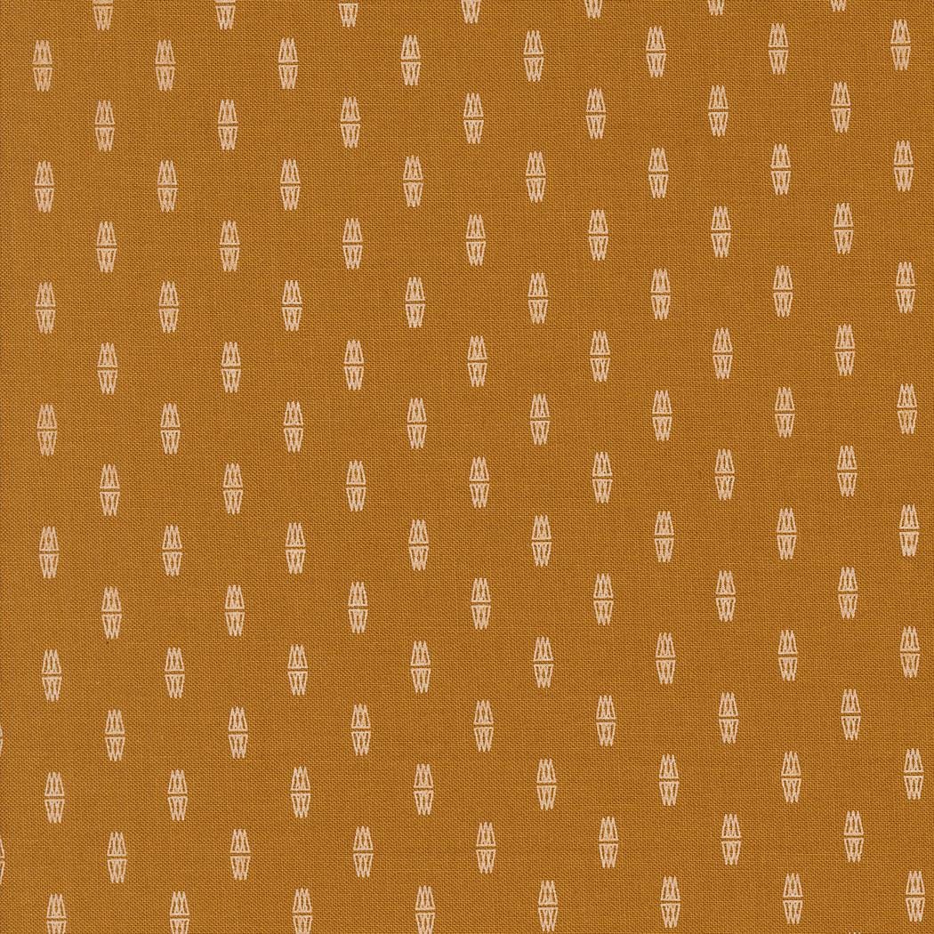 Rainier Wolly Socks Blenders Geometric Caramel by Jessica Rose for Moda Fabrics - 38148 14