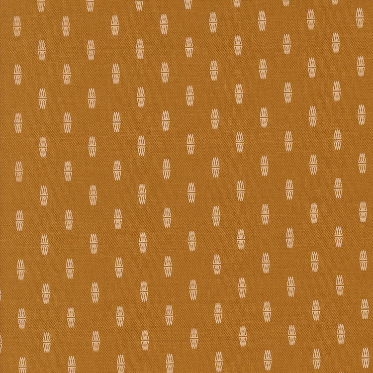 Rainier Wolly Socks Blenders Geometric Caramel by Jessica Rose for Moda Fabrics - 38148 14