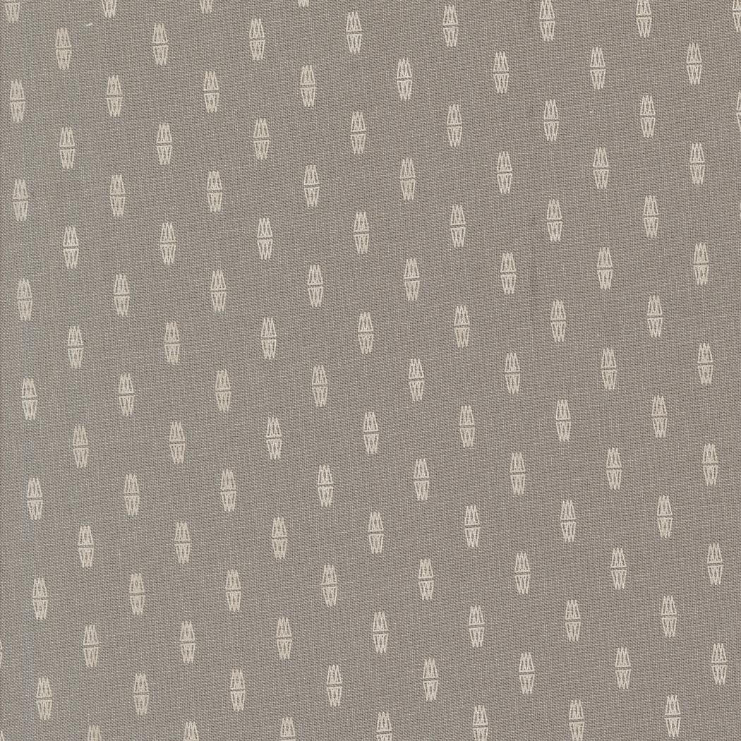 Rainier Wolly Socks Blenders Geometric Pewter by Jessica Rose for Moda Fabrics - 38148 16