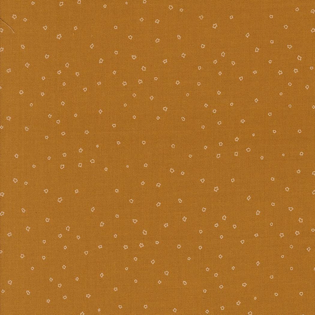 Rainier Puddle Jumpers Dots Tiny Flower Caramel by Jessica Rose for Moda Fabrics - 38149 14