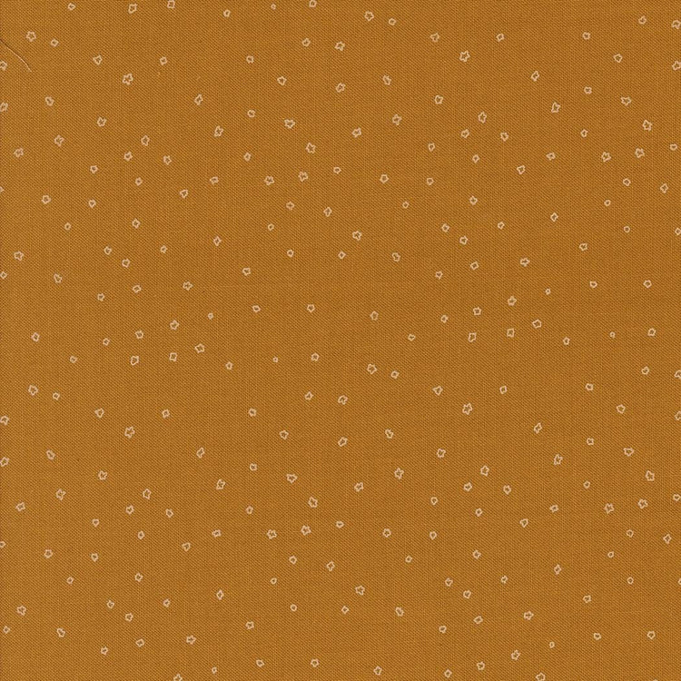 Rainier Puddle Jumpers Dots Tiny Flower Caramel by Jessica Rose for Moda Fabrics - 38149 14
