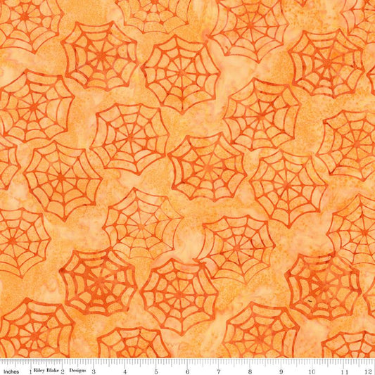 Expression Batiks Fright This Way Apricot by Sandy Gervais for Riley Blake Designs - BT23331-233