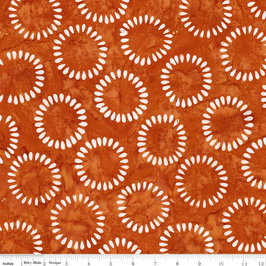 Expression Batiks Fright This Way Spice by Sandy Gervais for Riley Blake Designs - BT23332-238