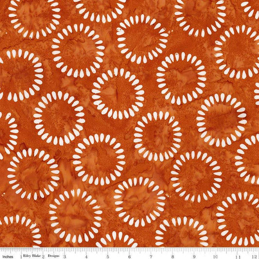 Expression Batiks Fright This Way Spice by Sandy Gervais for Riley Blake Designs - BT23332-238