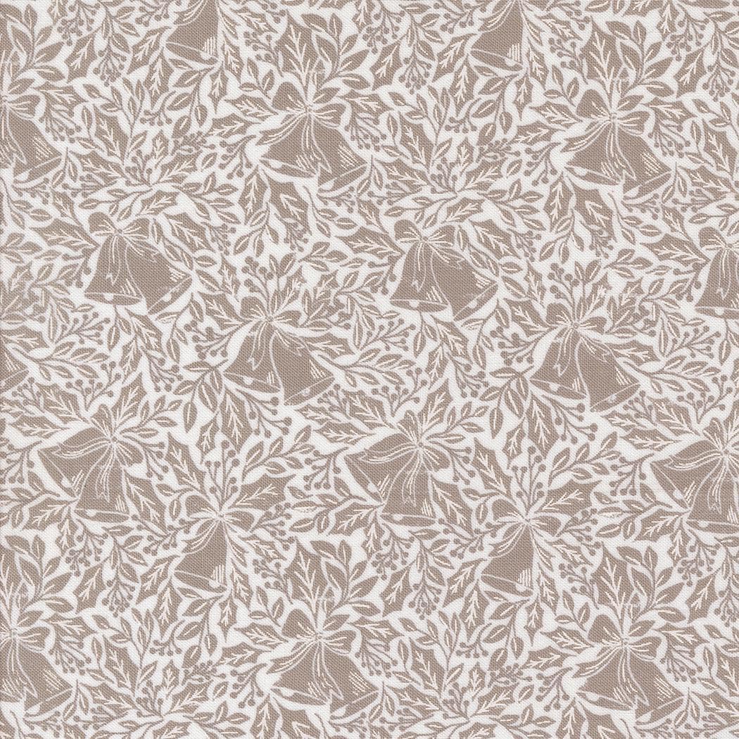 Berry And Pine Bell Song Blenders Bells Christmas Snow by Lella Boutique for Moda Fabrics - 5242 11