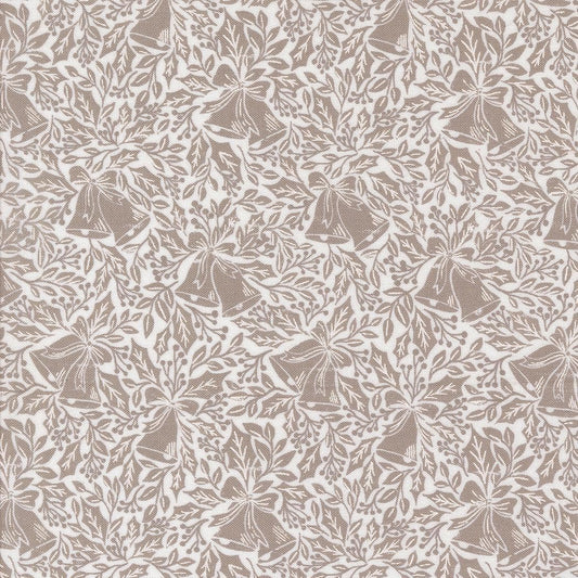 Berry And Pine Bell Song Blenders Bells Christmas Snow by Lella Boutique for Moda Fabrics - 5242 11