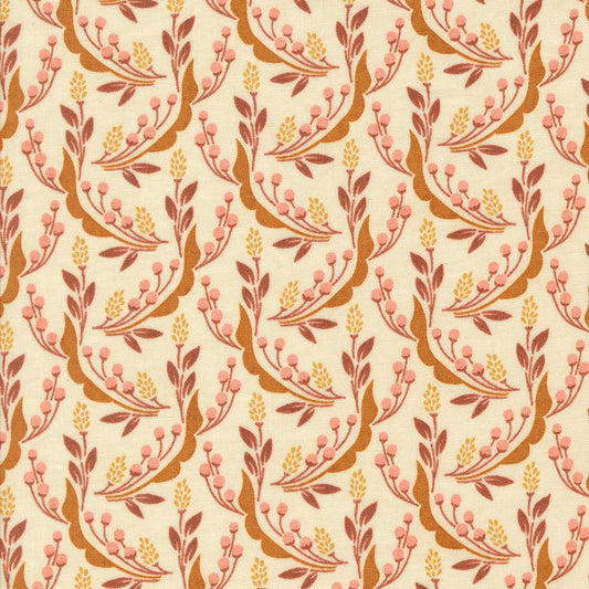 Acorn Hollow Ecru Harvest Florals Wheat by BasicGrey for Moda Fabrics - 30763 11