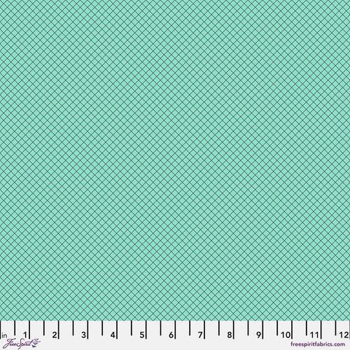 True Colors On the Grid Raindrop by Tula Pink for Free Spirit Fabrics - PWTP255.RAINDROP