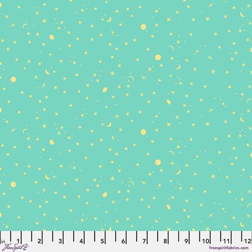 True Colors Space Sprinkles Seaglass by Tula Pink for Free Spirit Fabrics - PWTP254.SEAGLASS
