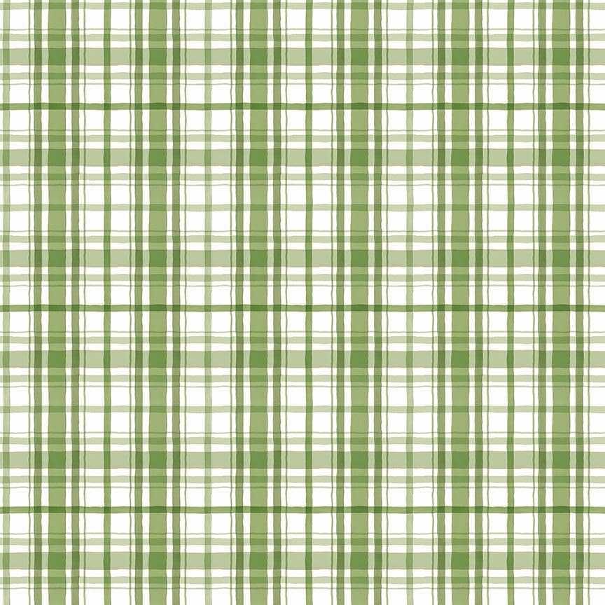 Santa's Tree Farm Plaid Green by Lisa Audit for Riley Blake Designs - C16453-GREEN