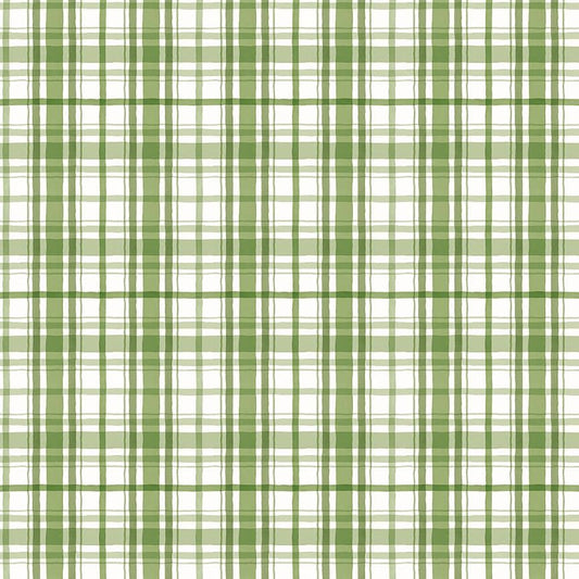 Santa's Tree Farm Plaid Green by Lisa Audit for Riley Blake Designs - C16453-GREEN
