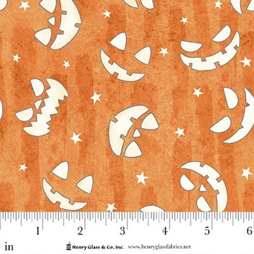 Ghosts in the Graveyard Jack-o-Lantern Faces Glow