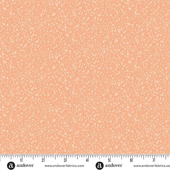 Freckles Peach Freckles by Karen Lewis Textiles for Andover Fabrics - A-1424-LO