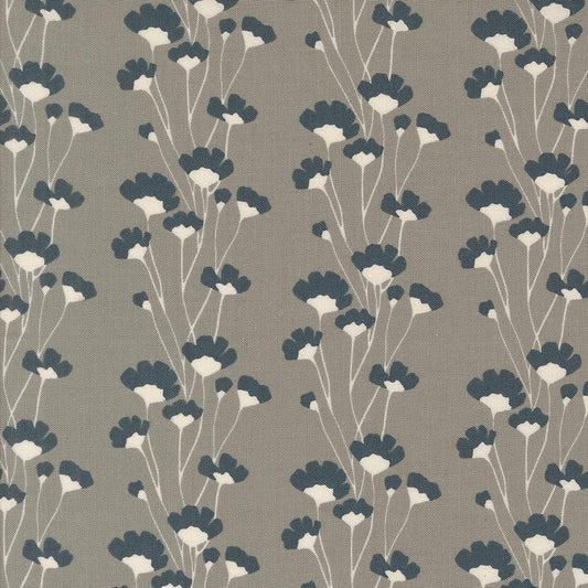 Rainier Overcast Flower Chains Florals Stripe Vine Pewter by Jessica Rose for Moda Fabrics - 38142 16