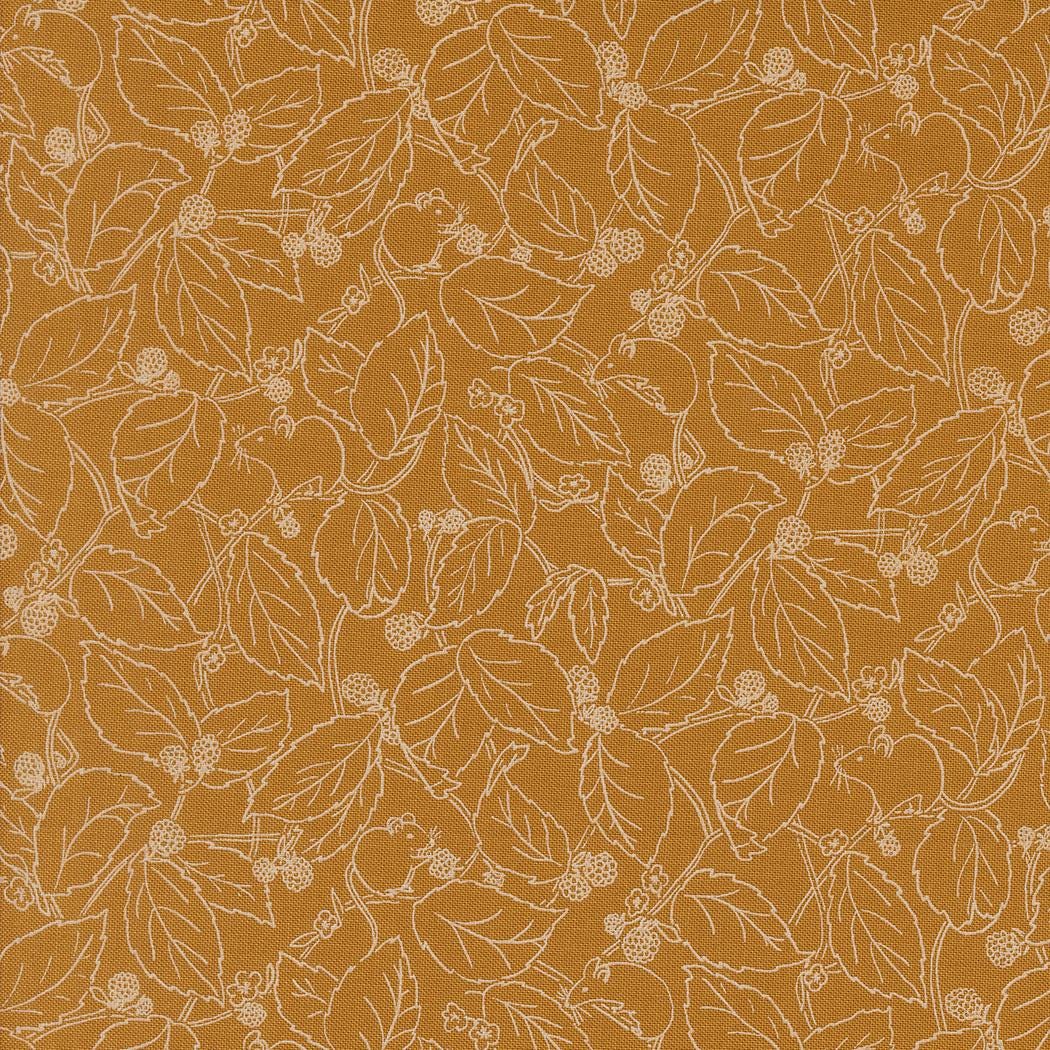 Rainier Blackberry Bramble Blenders Leaves Caramel by Jessica Rose for Moda Fabrics - 38145 14