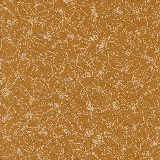 Rainier Blackberry Bramble Blenders Leaves Caramel by Jessica Rose for Moda Fabrics - 38145 14