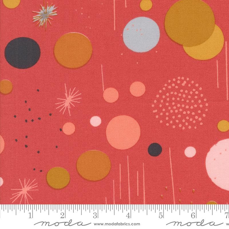 Simply Cozy Playful Modern Dots Persimmon by Zen Chic for Moda Fabrics - 1890 15