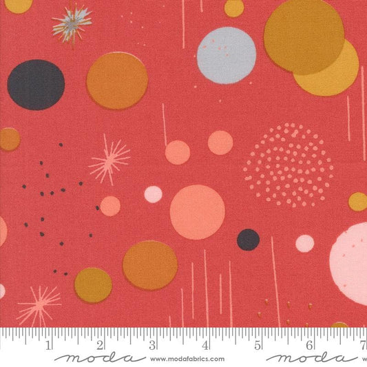 Simply Cozy Playful Modern Dots Persimmon by Zen Chic for Moda Fabrics - 1890 15