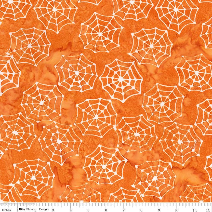 Expression Batiks Fright This Way Tangerine by Sandy Gervais for Riley Blake Designs - BT23331-235
