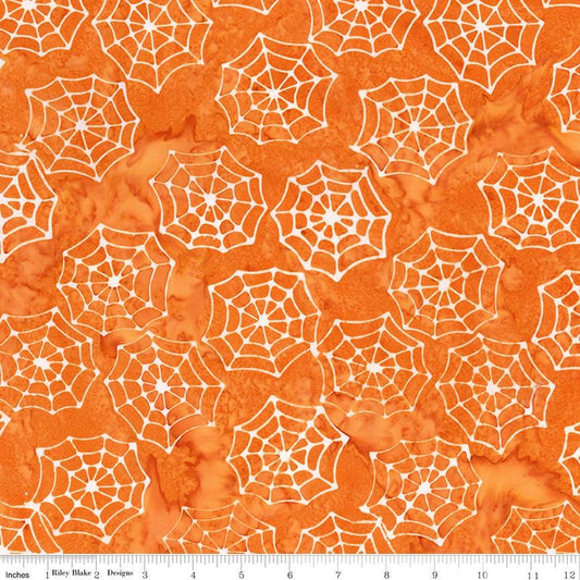 Expression Batiks Fright This Way Tangerine by Sandy Gervais for Riley Blake Designs - BT23331-235