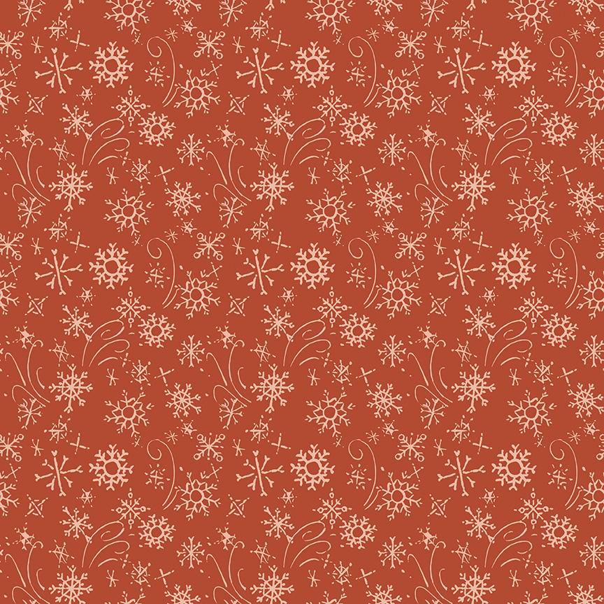 Santa's Tree Farm Snowflake Rudolph by Lisa Audit for Riley Blake Designs - C16454-RUDOLPH