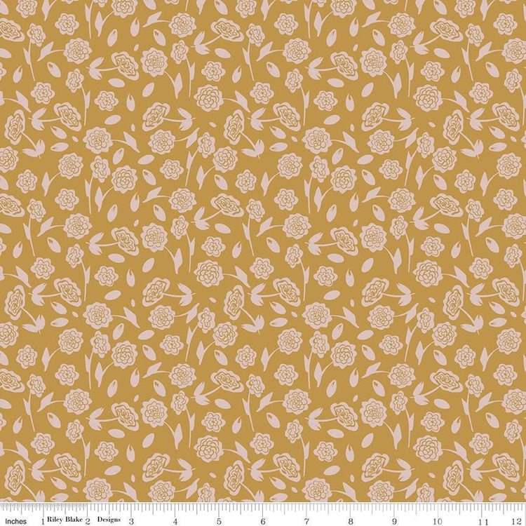 Honey Locust Peonies Honeycomb by Amber Johnson for Riley Blake Designs - C16273-HONEYCOMB