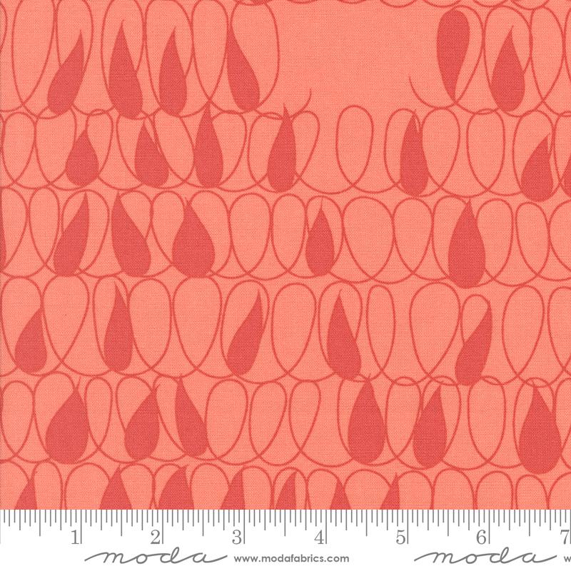 Simply Cozy Drops Blenders Coral by Zen Chic for Moda Fabrics - 1891 14