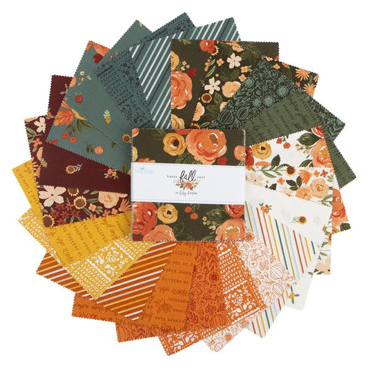 Happy Fall Days 5" Stacker by Kelsey Carlson for Riley Blake Design Fabrics - 5-16340-42