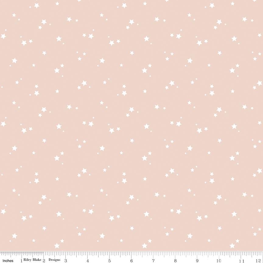 Cozy Bebe Stars Blush by Simple Simon & Company for Riley Blake Designs - C16434-BLUSH