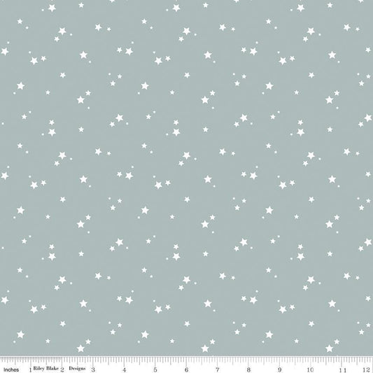 Cozy Bebe Stars Dove by Simple Simon & Company for Riley Blake Designs - C16434-DOVE