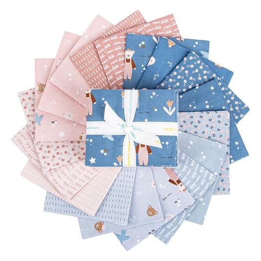Cozy Bebe Fat Quarter Bundle for Riley Blake Designs - FQ-16430-18 (18 pieces)