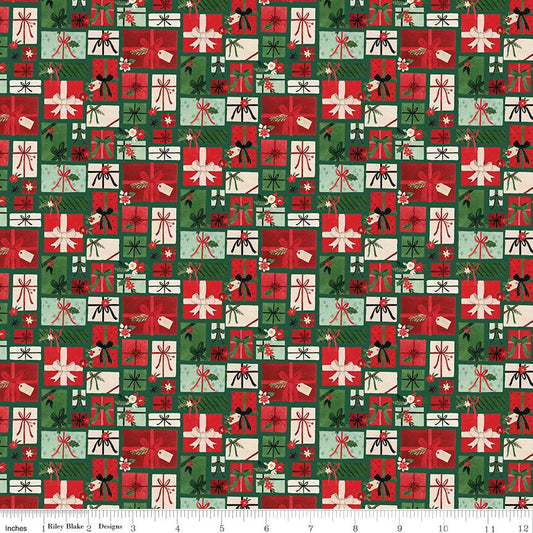 Charming Christmas Pretty Presents Green by Kelsey Carlson for Riley Blake Designs - C16352-GREEN