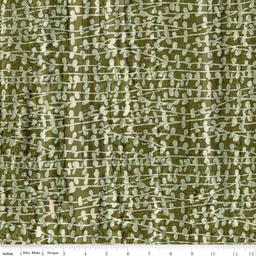 Expression Batiks Plant-Based Khaki by Sew Yeah Quilting for Riley Blake Designs - BT23322-323