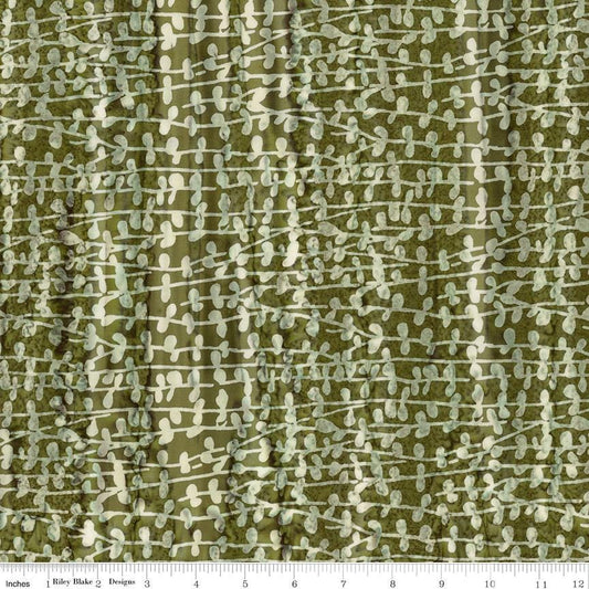 Expression Batiks Plant-Based Khaki by Sew Yeah Quilting for Riley Blake Designs - BT23322-323
