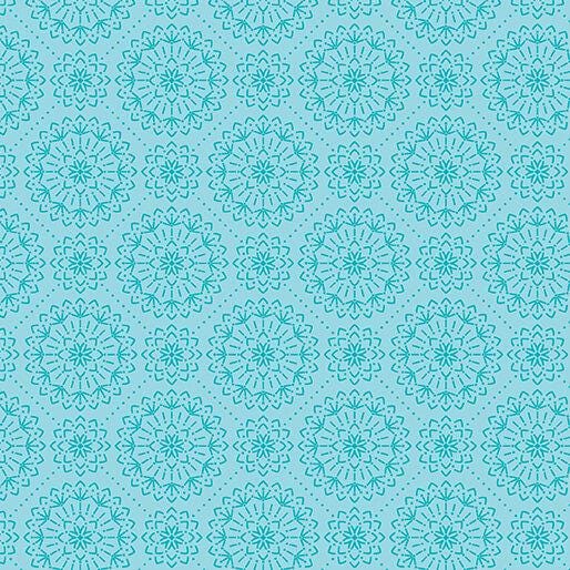 Among the Wildflowers II Meadowsweet Aqua by Shelly Cavanna for Benartex Fabrics - 17106-24