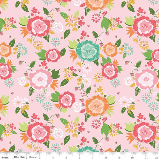 Summer Skies and Fireflies Main Pink by Gracey Larson for Riley Blake Designs - C16370-PINK