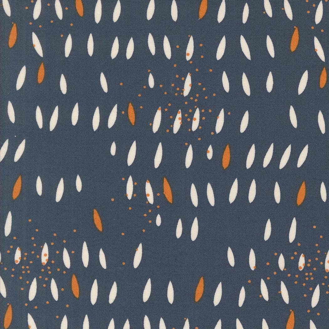 Simply Cozy Seeds Blenders Navy by Zen Chic for Moda Fabrics - 1893 16