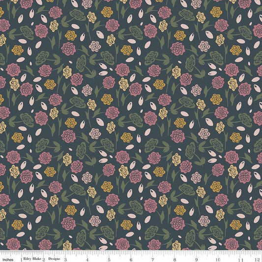 Honey Locust Peonies Lead by Amber Johnson for Riley Blake Designs - C16273-LEAD