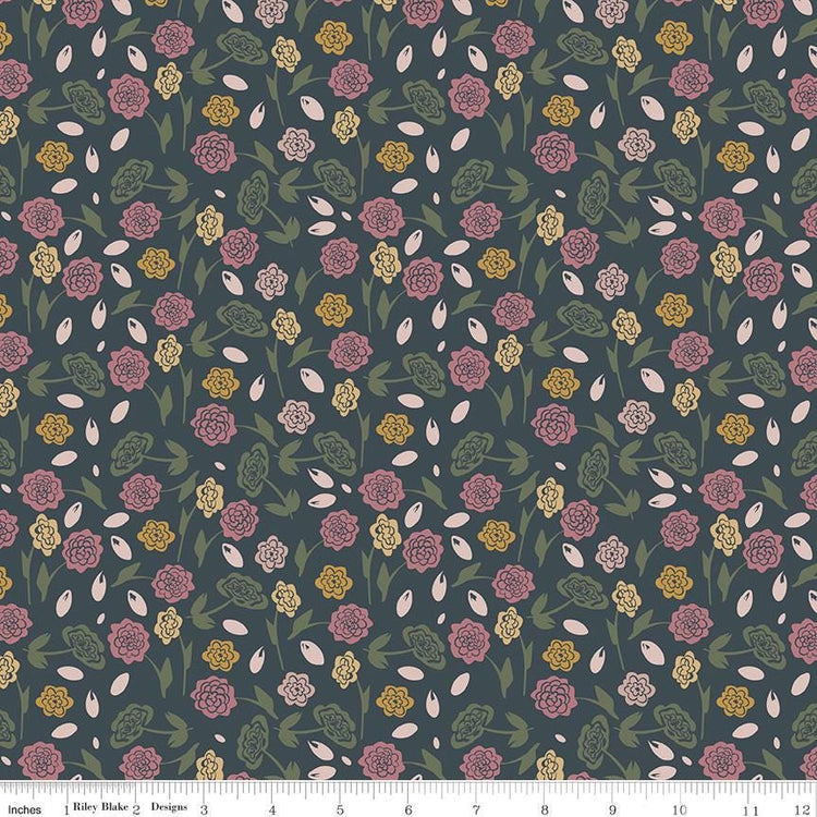 Honey Locust Peonies Lead by Amber Johnson for Riley Blake Designs - C16273-LEAD