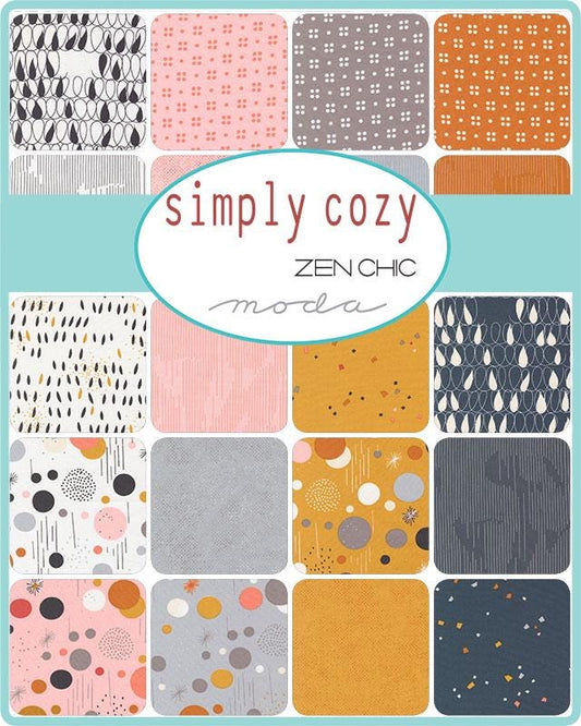 Simply Cozy Fat Quarter Bundle by Zen Chic for Moda Fabrics - 1890AB - 35 pieces