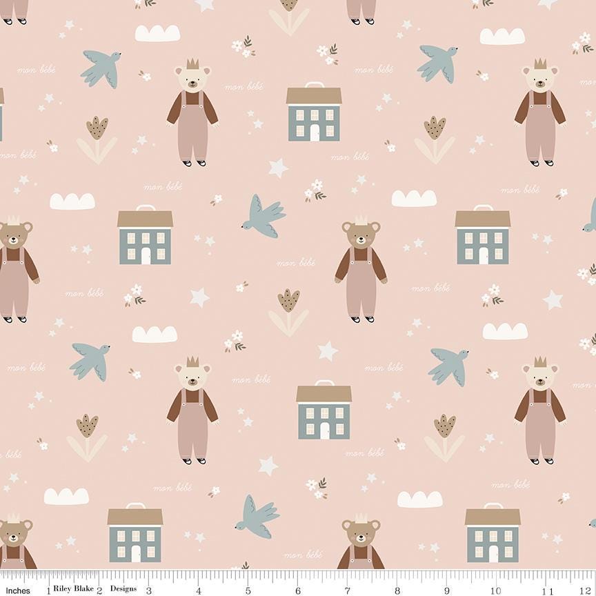 Cozy Bebe Main Blush by Simple Simon & Company for Riley Blake Designs - C16430-BLUSH
