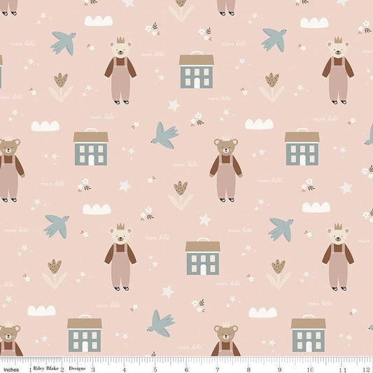 Cozy Bebe Main Blush by Simple Simon & Company for Riley Blake Designs - C16430-BLUSH
