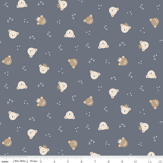 Cozy Bebe Bears Blue by Simple Simon & Company for Riley Blake Designs - C16431-BLUE