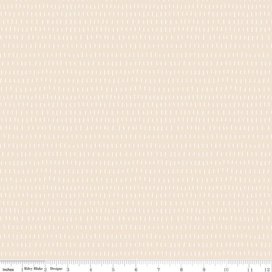 Cozy Bebe Dashes Cream by Simple Simon & Company for Riley Blake Designs - C16432-CREAM
