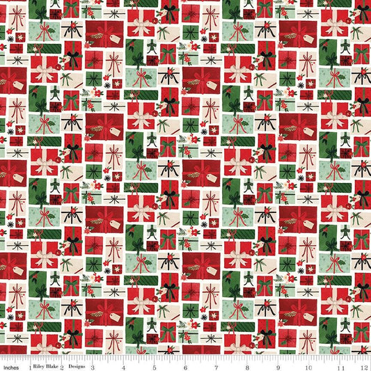 Charming Christmas Pretty Presents Cloud by Kelsey Carlson for Riley Blake Designs - C16352-CLOUD
